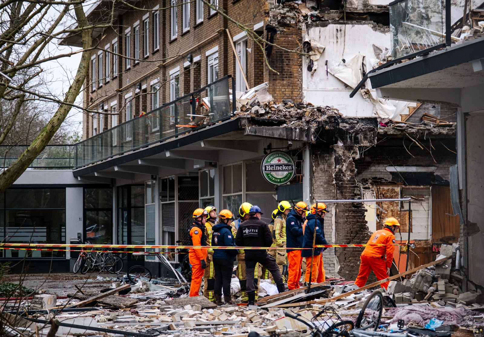 Drie verdachten van explosie Mariahoeve aangehouden
