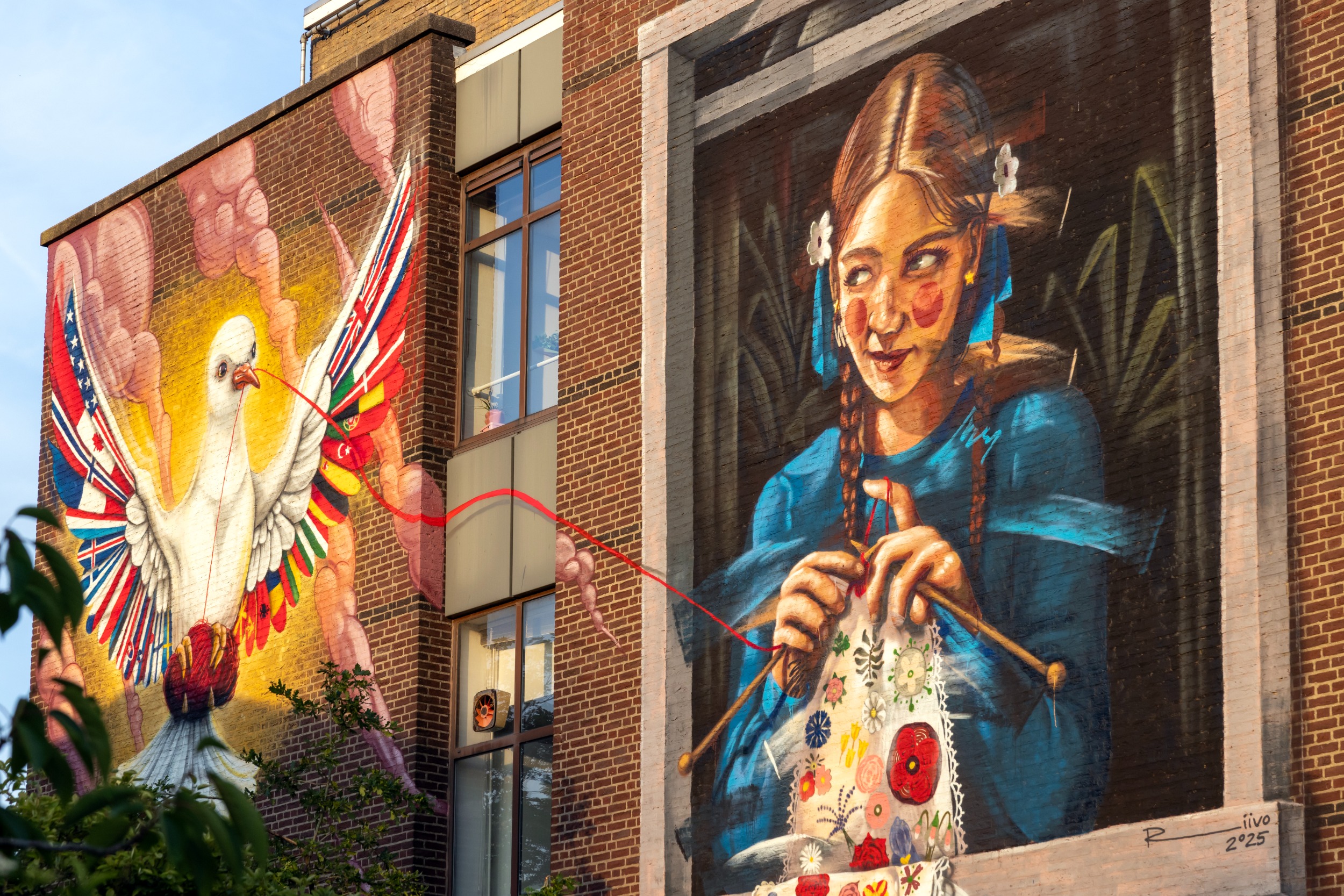 Muurschilderingen in Den Haag in teken van de NAVO-top, particulier initiatief geweerd